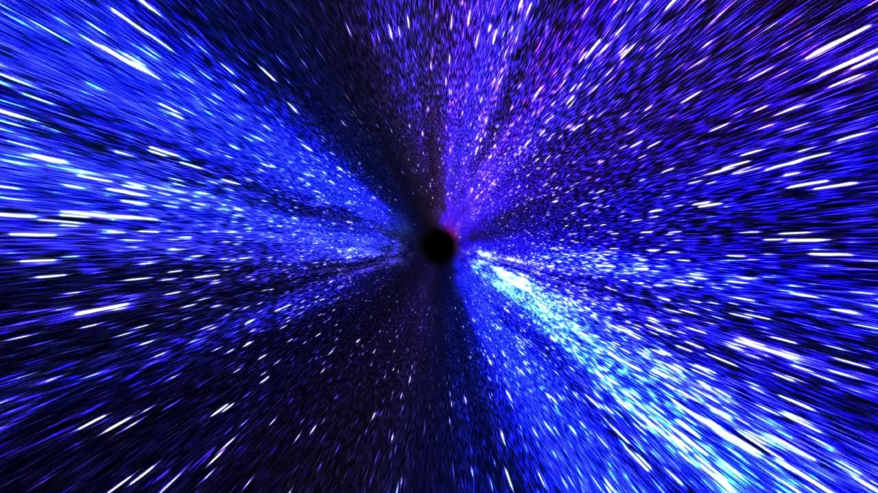 抽象空间隧道运动背景4k视频素材