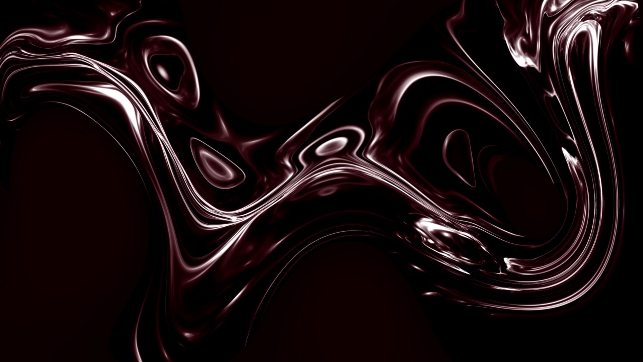 摘要巧克力色油性液体动画背景图像视频视频素材