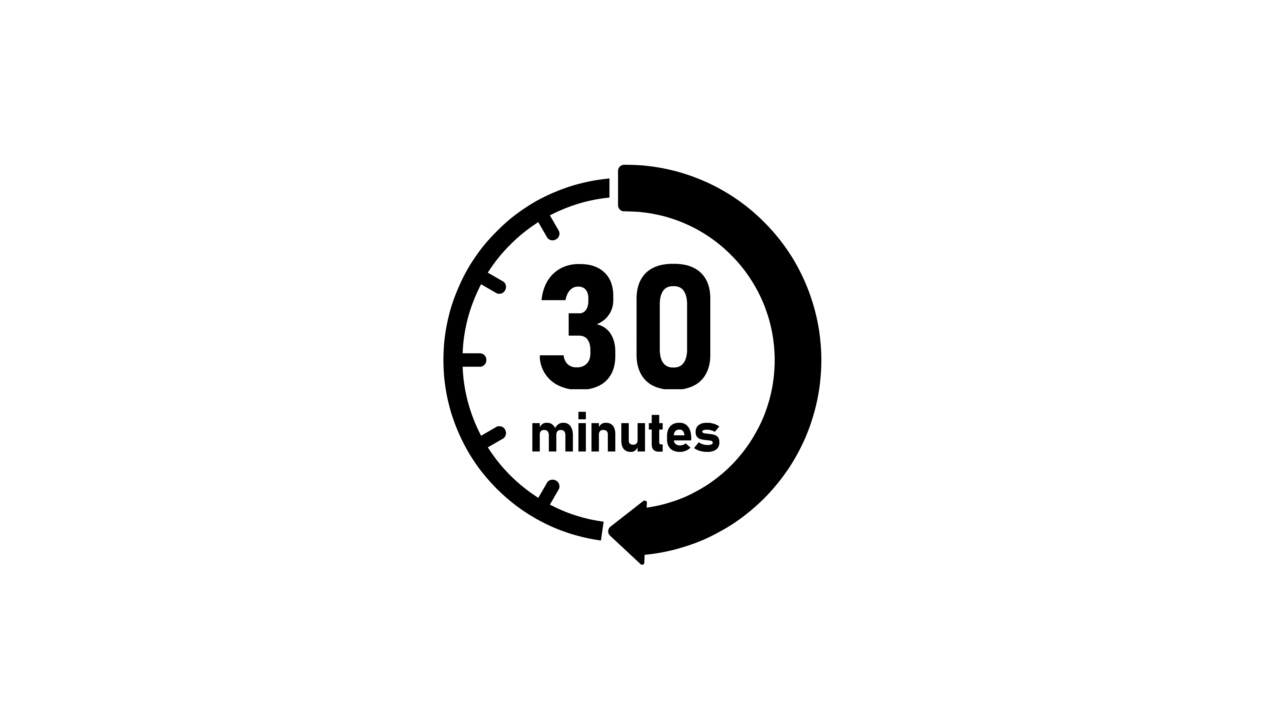 时钟，定时器(时间通道，等待时间)动画(4K) | 30分钟视频下载