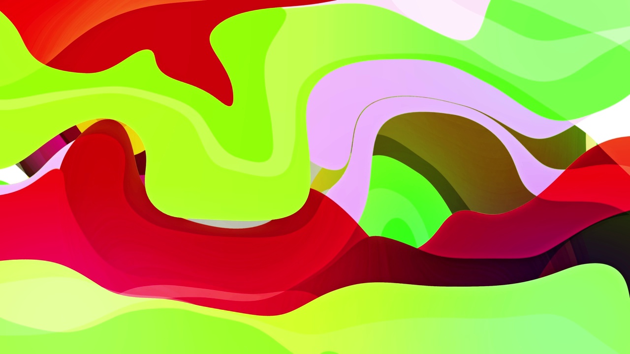 液体彩色平滑波浪运动背景动画视频素材