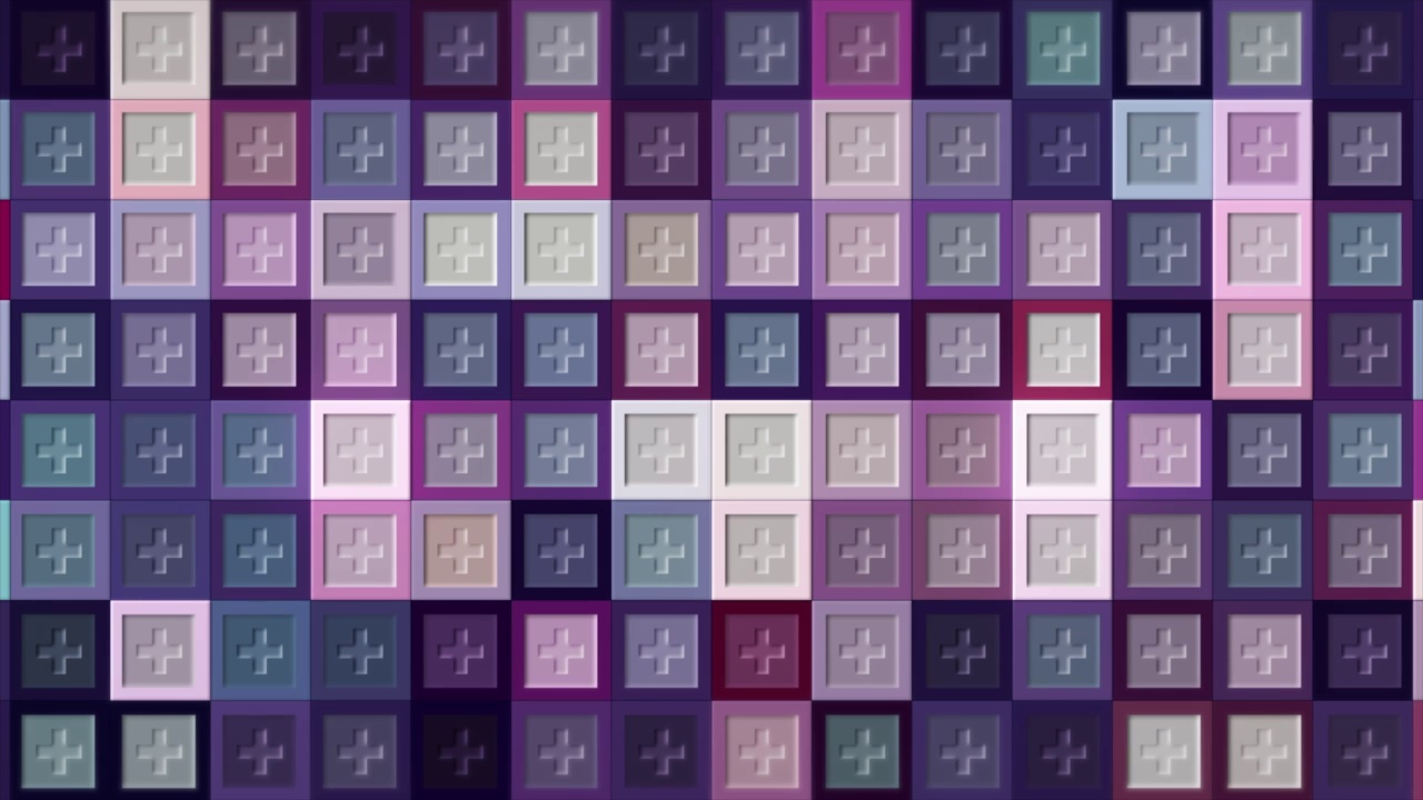 抽象的颜色构造函数。运动。多色游戏闪烁着不同的颜色。视频下载