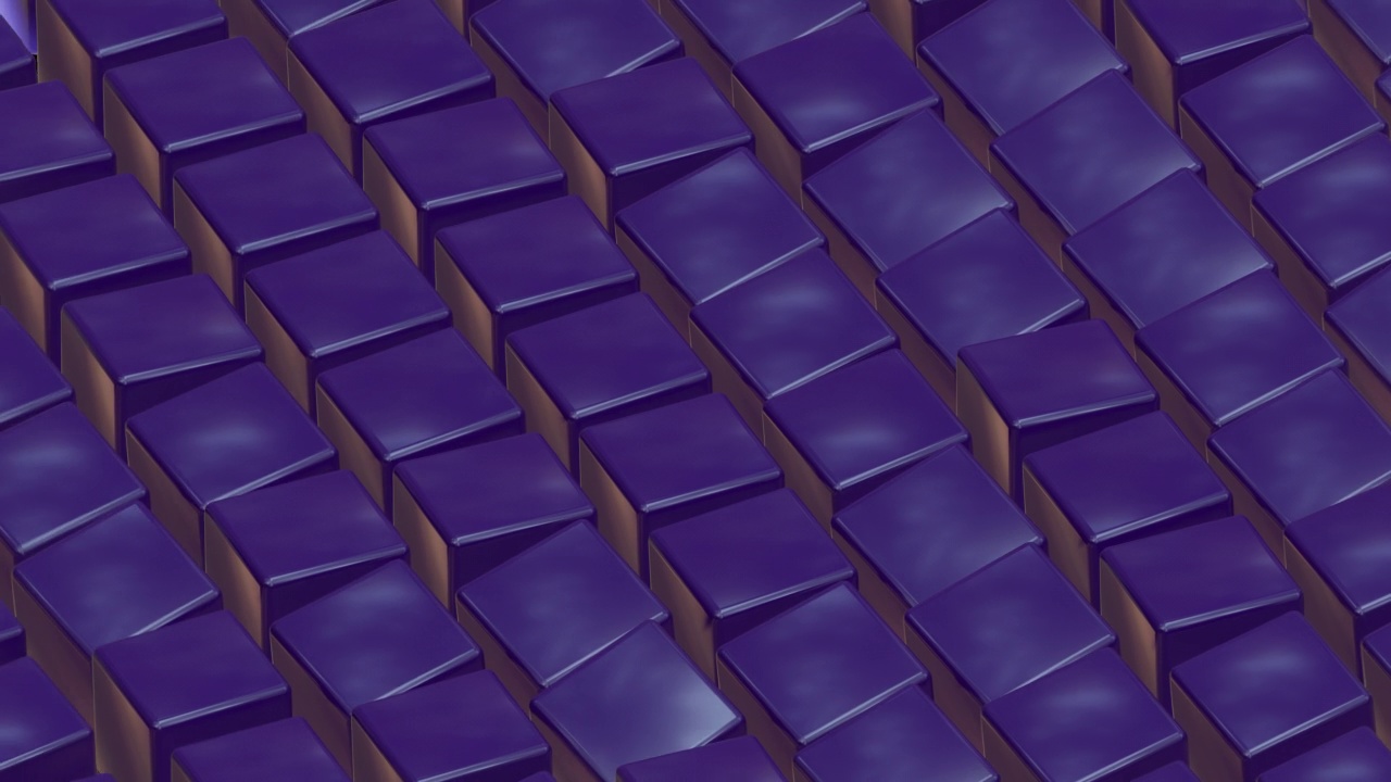 4k视频的抽象紫色立方体过渡设计。视频下载
