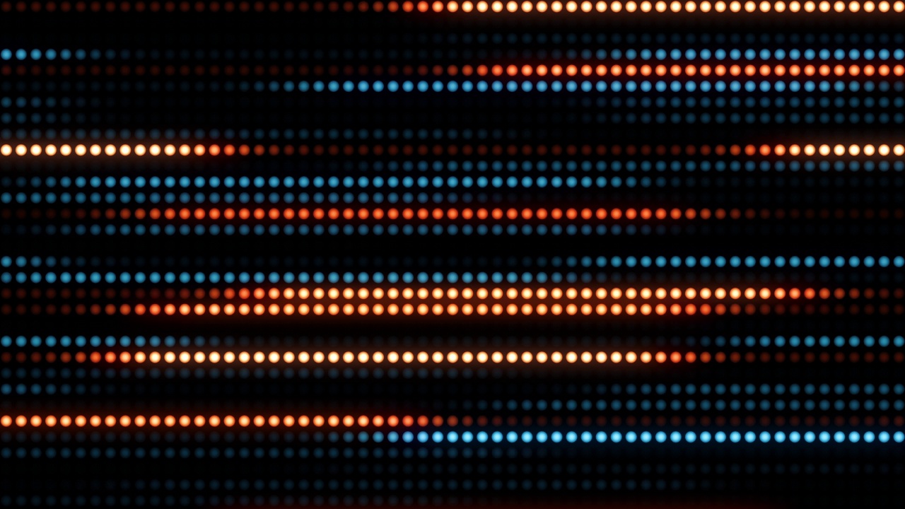 运动图形线艺术和网点设计流动速度。抽象led线彩色。技术连接的概念，通讯网络，未来，幻想，霓虹灯装饰和vj循环。视频下载
