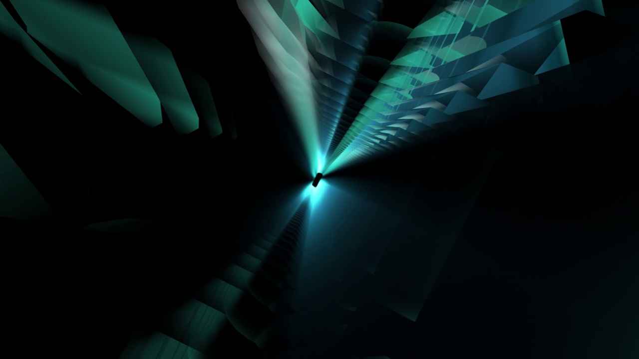 虚拟奇幻隧道动画，未来科技布局视频下载