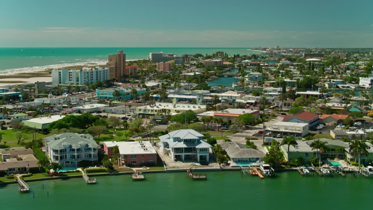 佛罗里达，金银岛的航拍视频下载