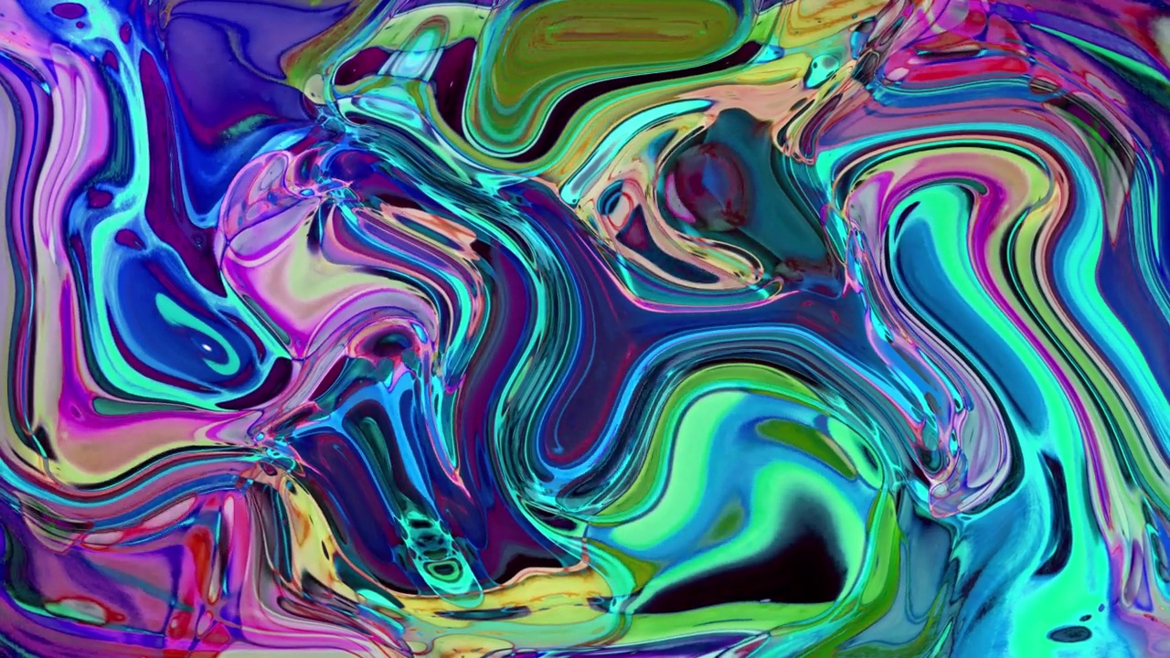抽象液体漩涡大理石动画背景视频素材