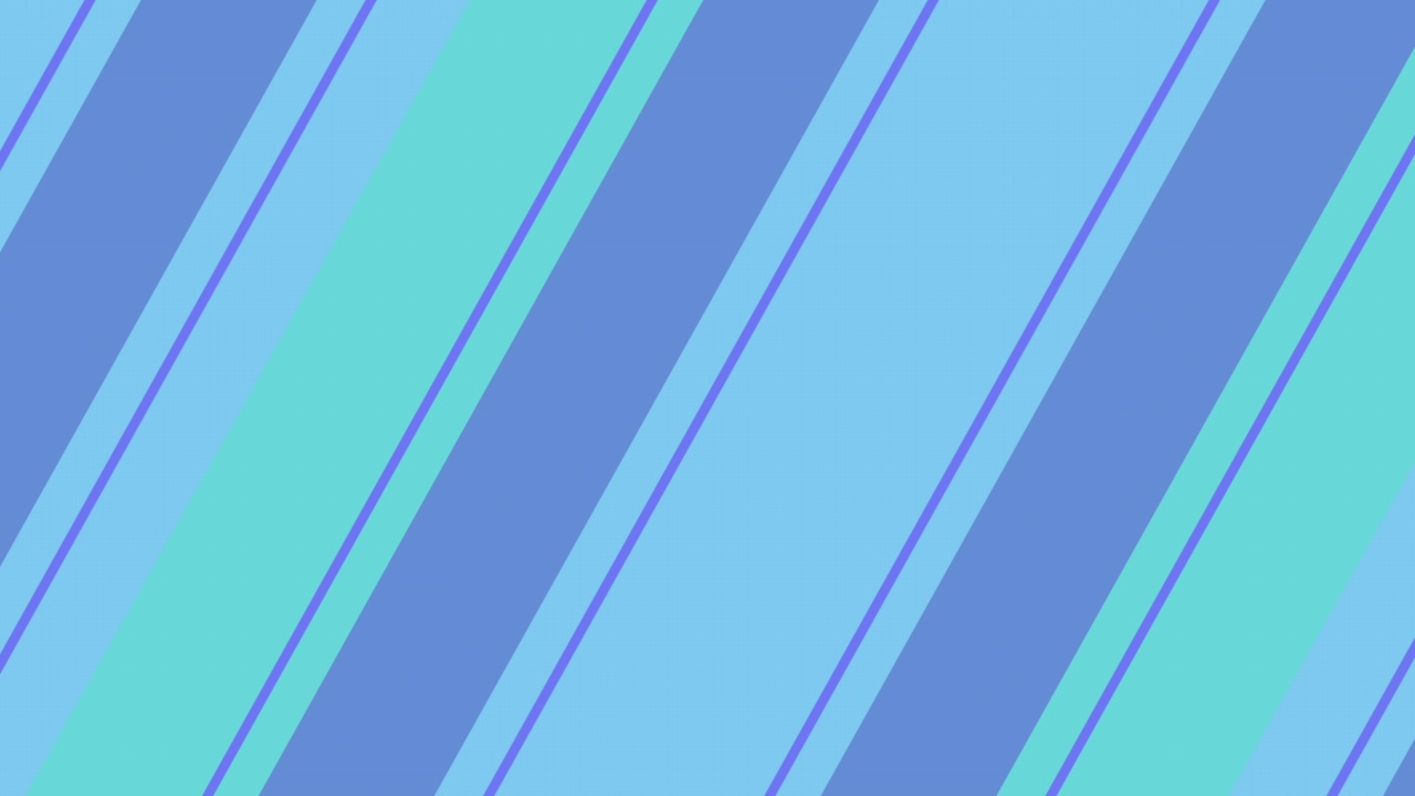 一个抽象的背景，不同深浅的蓝色线条，以对角线移动视频素材