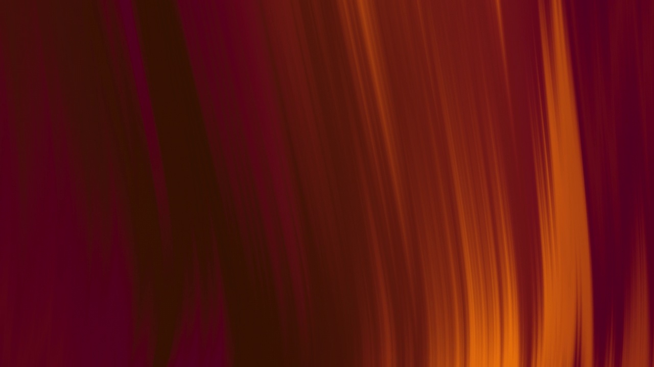 流体充满活力的梯度镜头。移动的4k动画的橙棕色红颜色与流畅的运动在帧摇摆到一边的复制空间。抽象线条背景概念视频素材