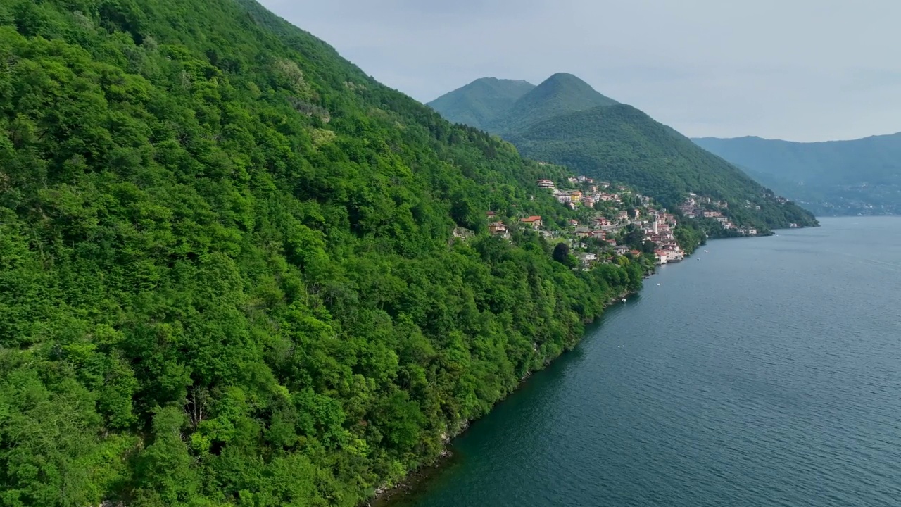 意大利伦巴第的科莫湖视频素材