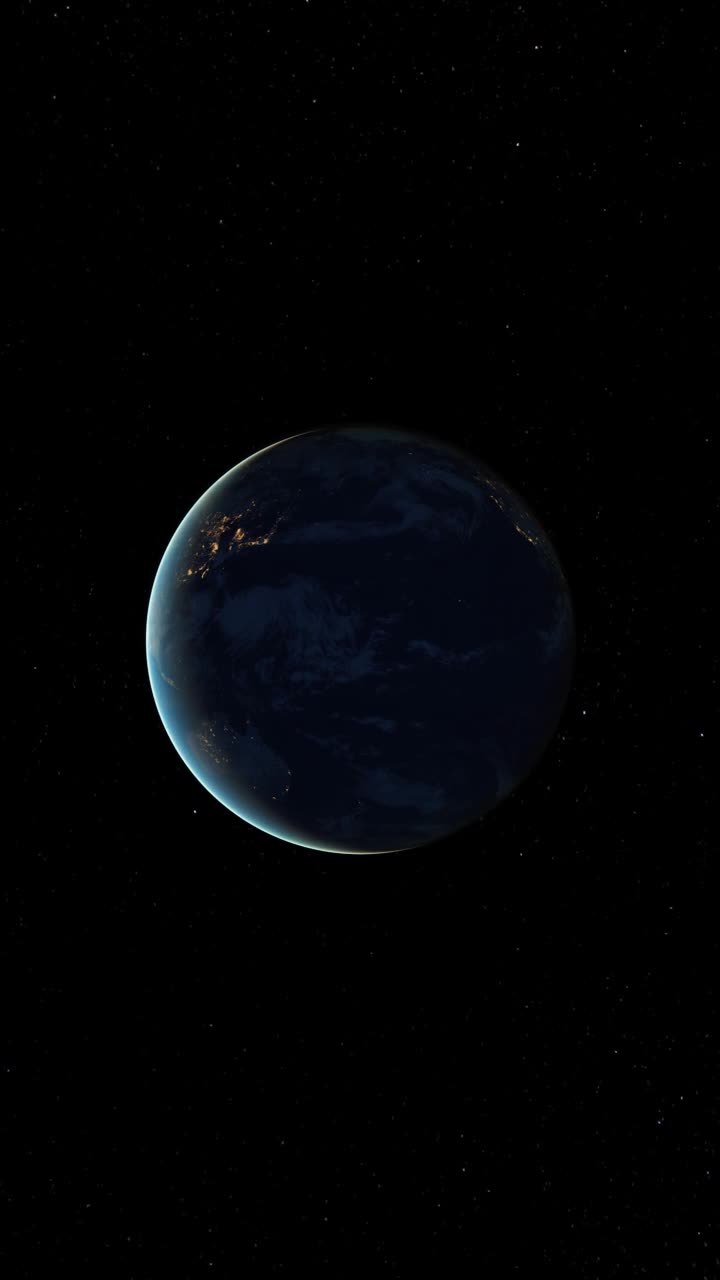 地球3D轨道动画-亚洲视频下载