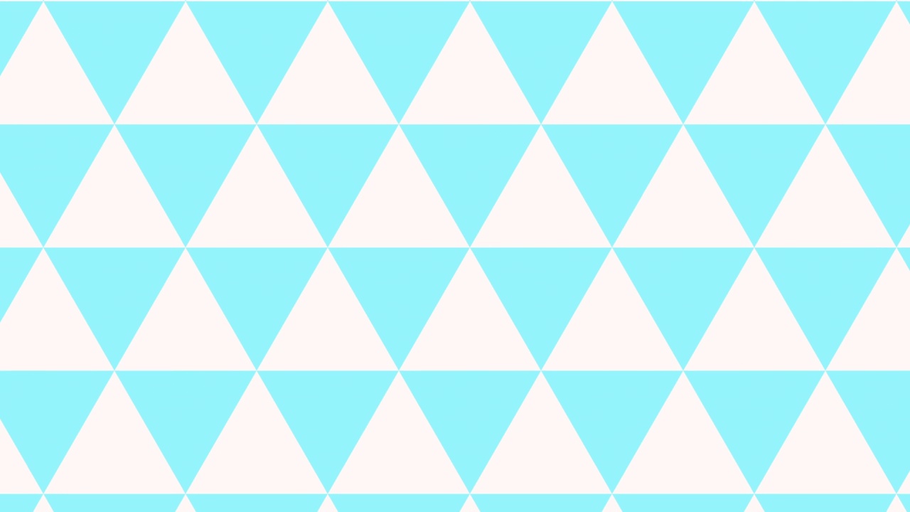 简单的蓝色三角形图案视频素材