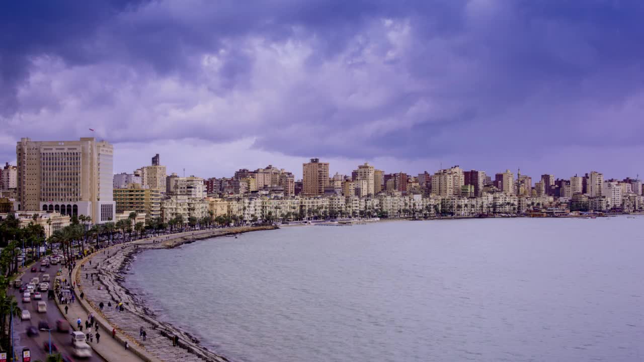 埃及亚历山大市视频素材