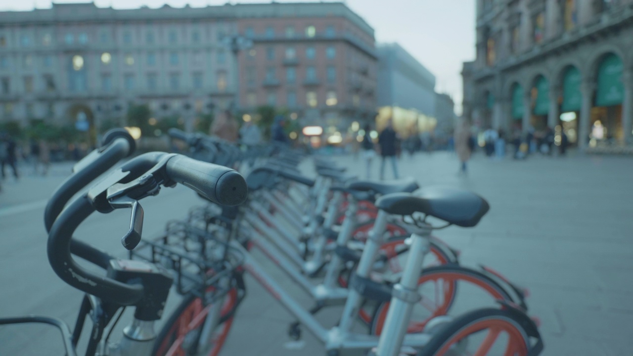 可持续的电动自行车生活方式视频下载