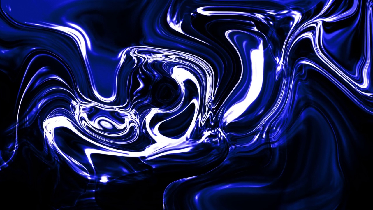 抽象蓝色油性背景水抽象液体纹理背景运动视频素材