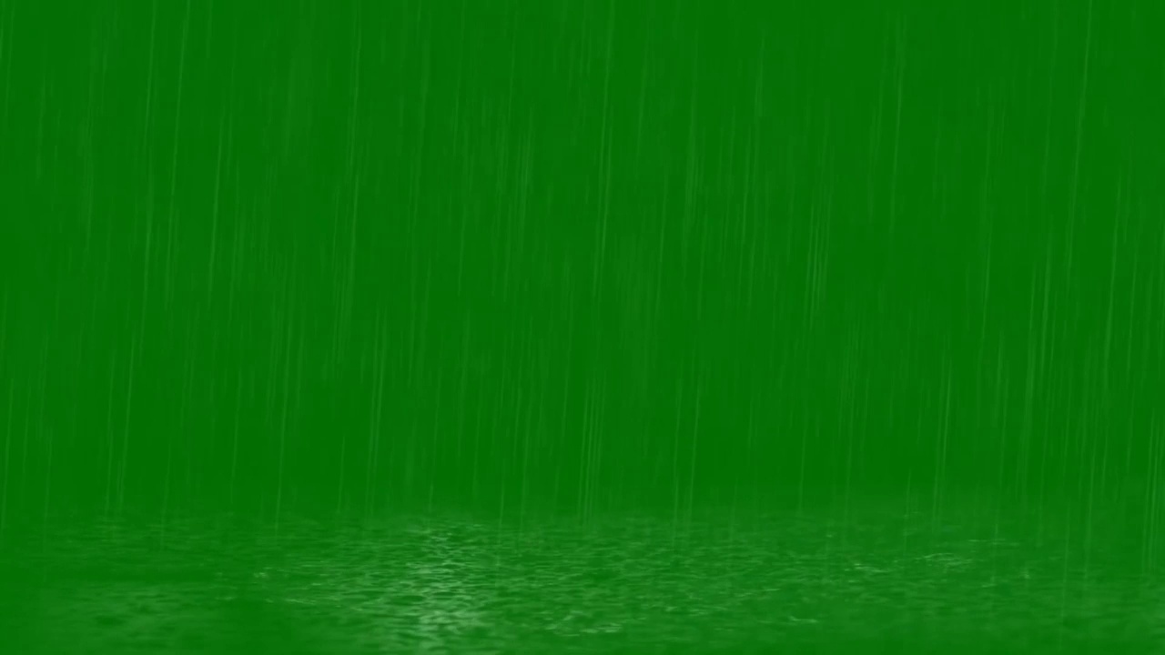 雨滴落在绿幕上视频下载