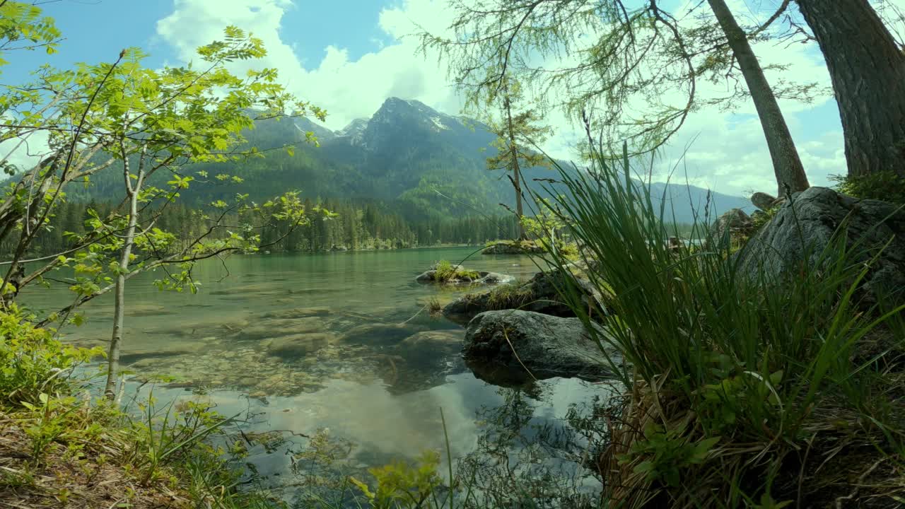 山湖Hintersee视频素材