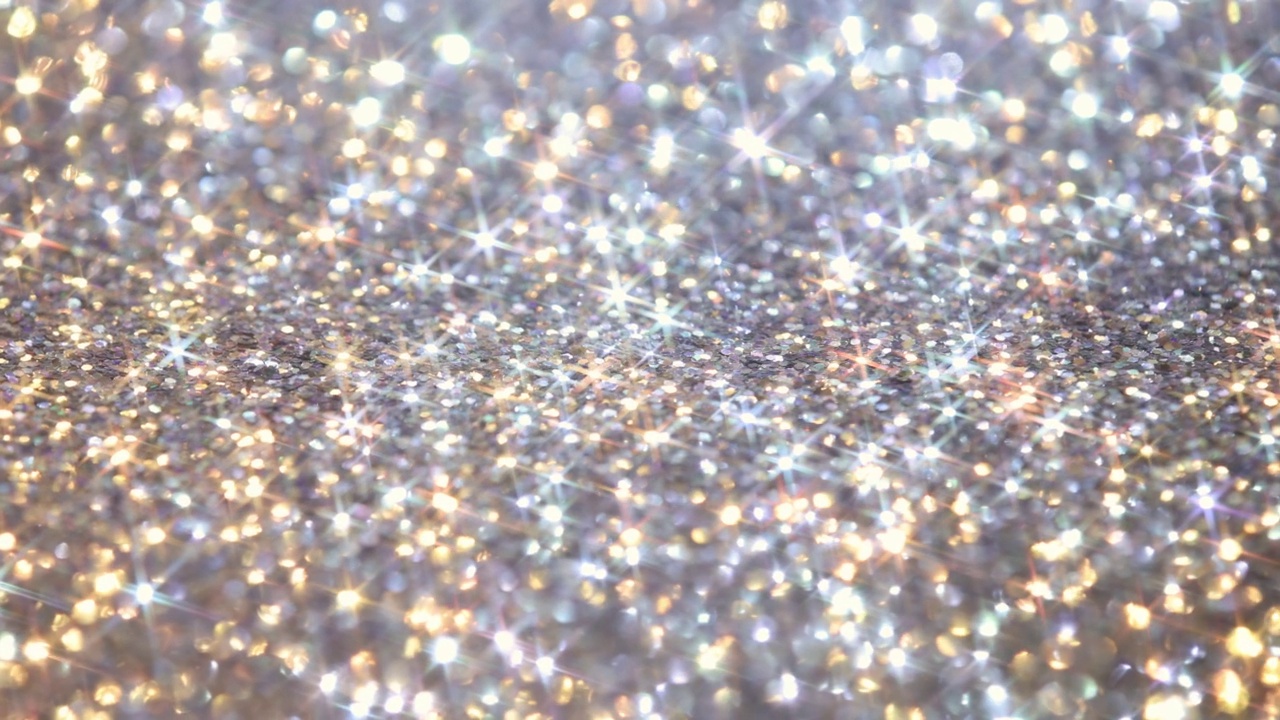 闪亮的闪闪发光的星形。极化珍珠亮片#15视频下载