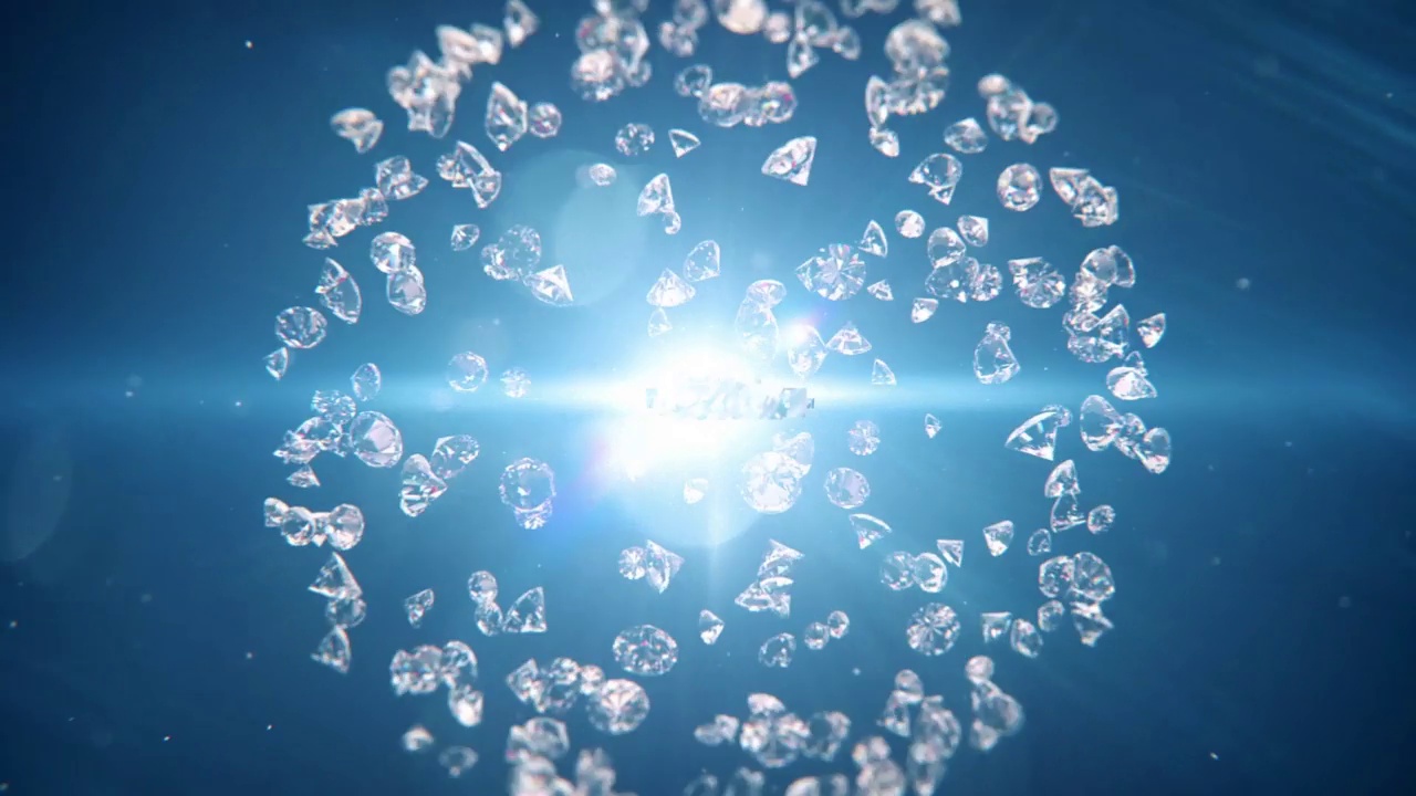 钻石Cryptocurrency动画视频素材