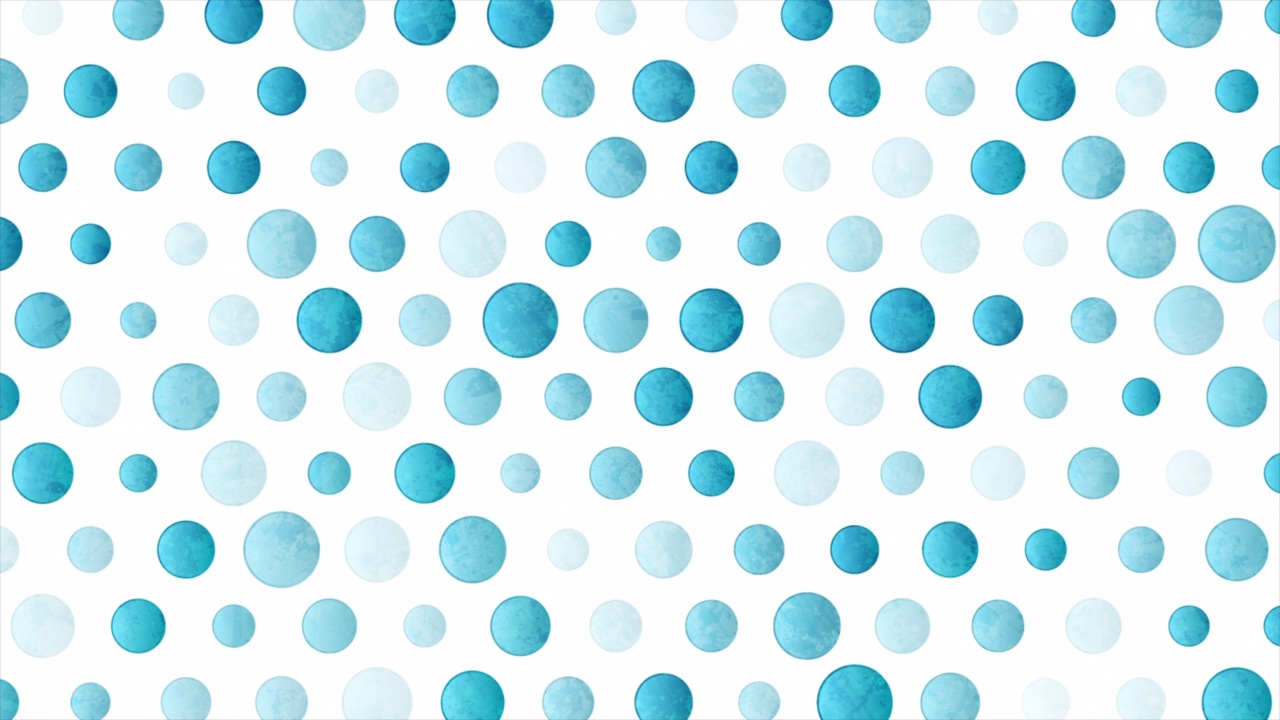 蓝色的垃圾圆点抽象几何运动设计视频素材