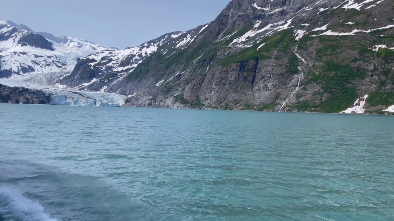阿拉斯加的冰川视频素材