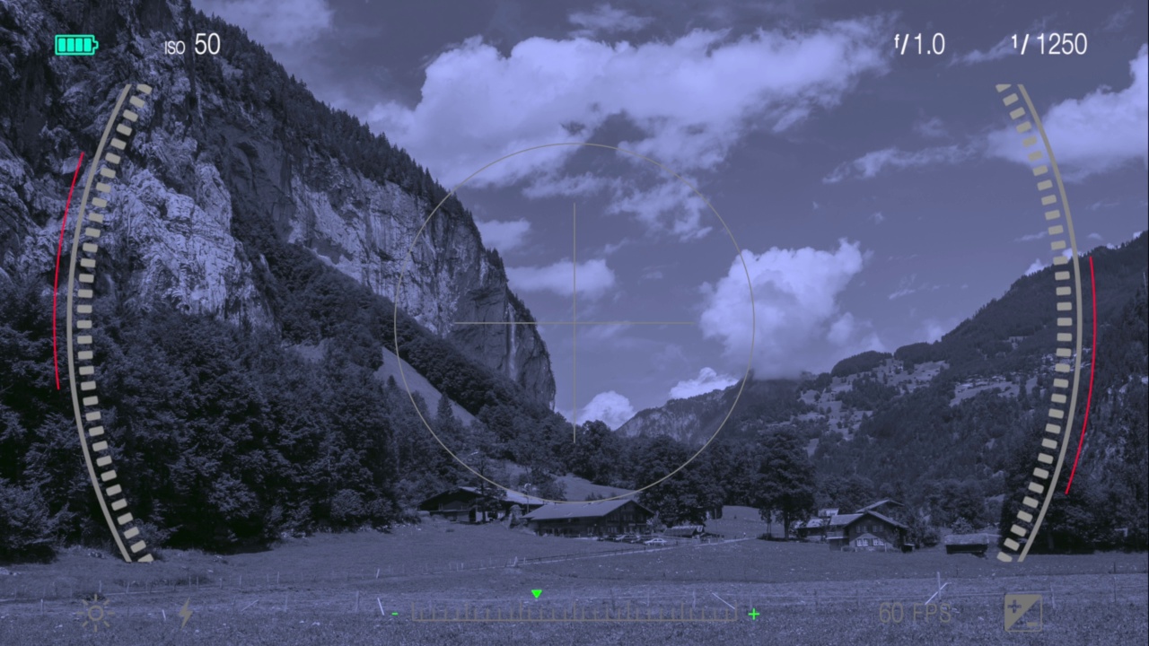 Lauterbrunnen国家公园瀑布谷的照片相机视频下载