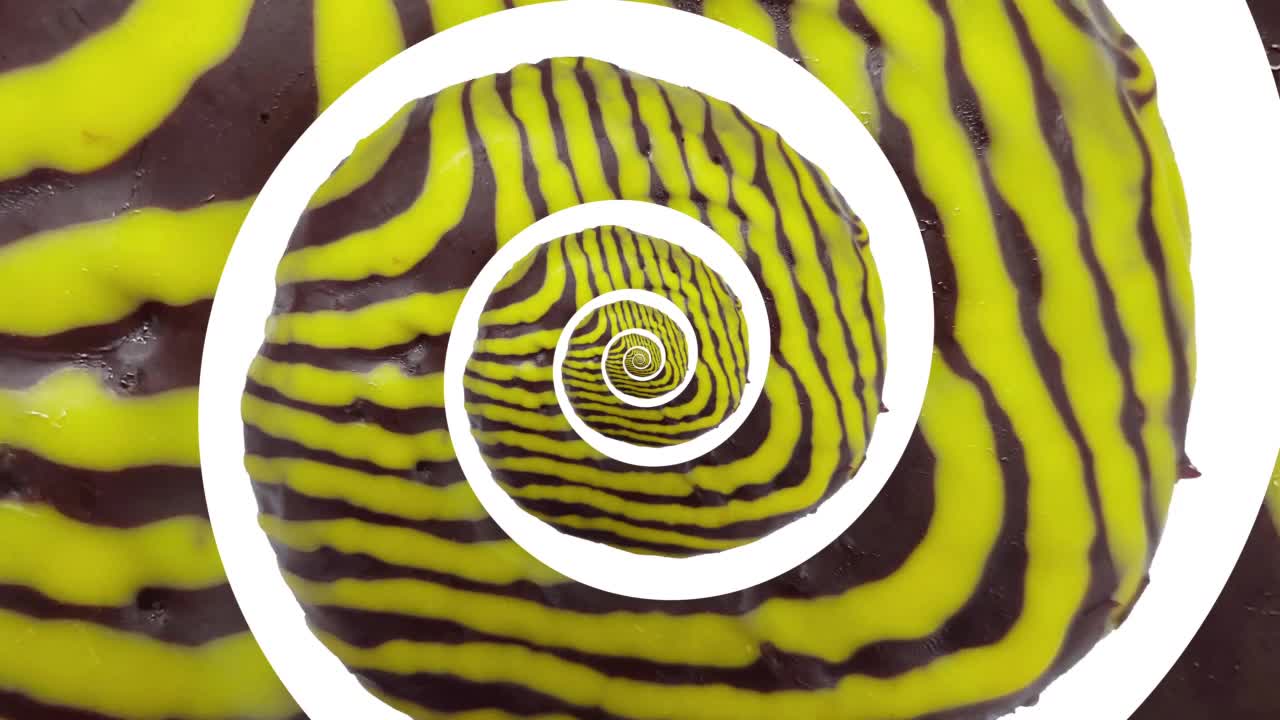 甜甜圈Droste催眠螺旋旋转视频下载