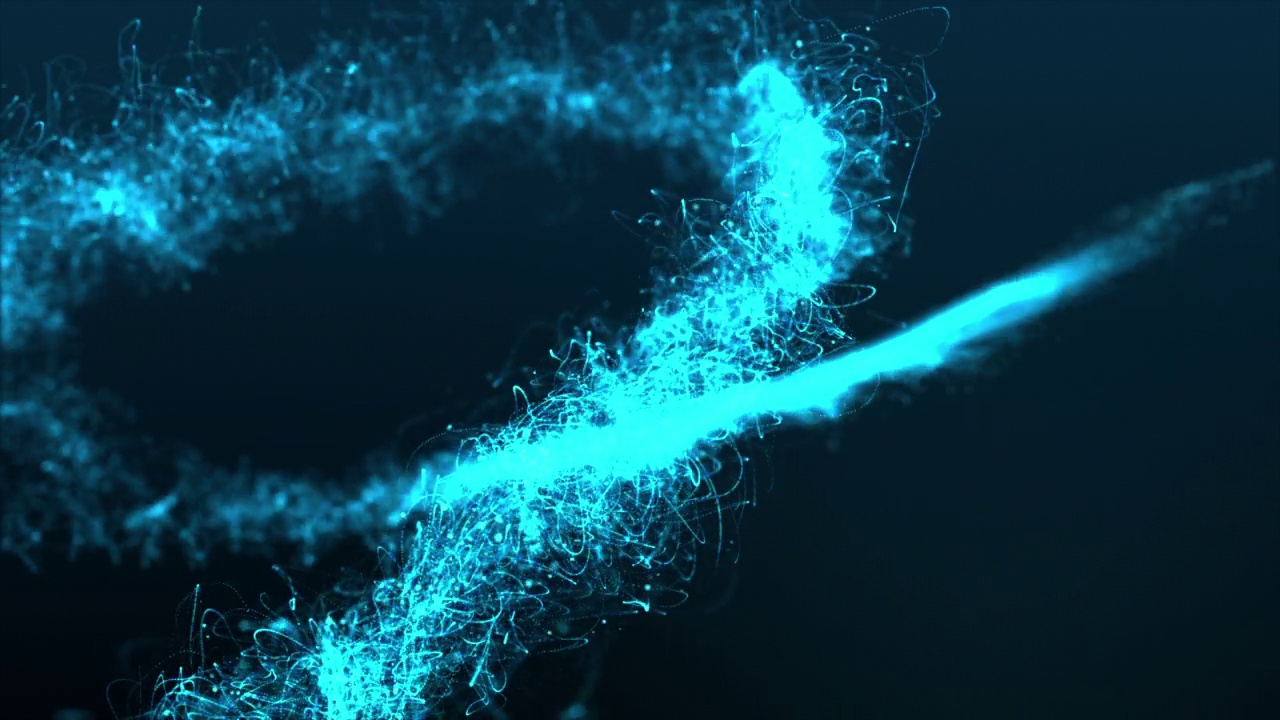 发散粒子束效果动画视频素材