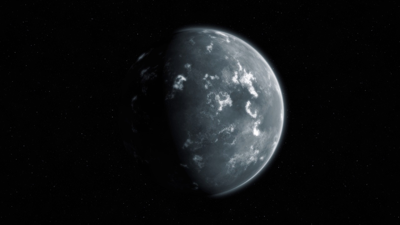 天狼星是夜空中最亮的星星3D动画循环视频下载