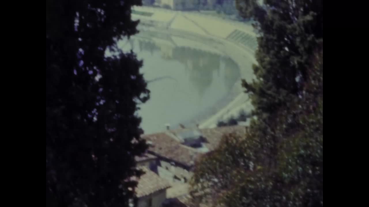 1964年，意大利维罗纳城景视频素材