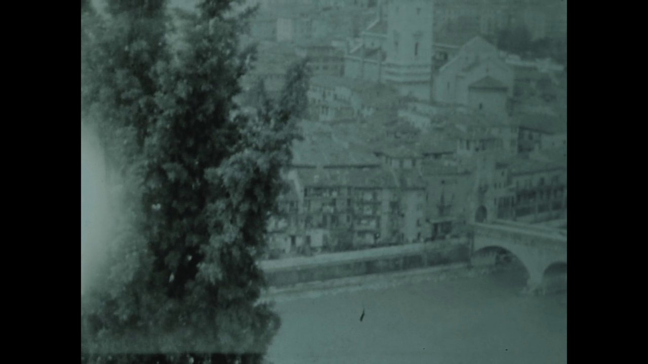 1964年，意大利维罗纳城景视频下载
