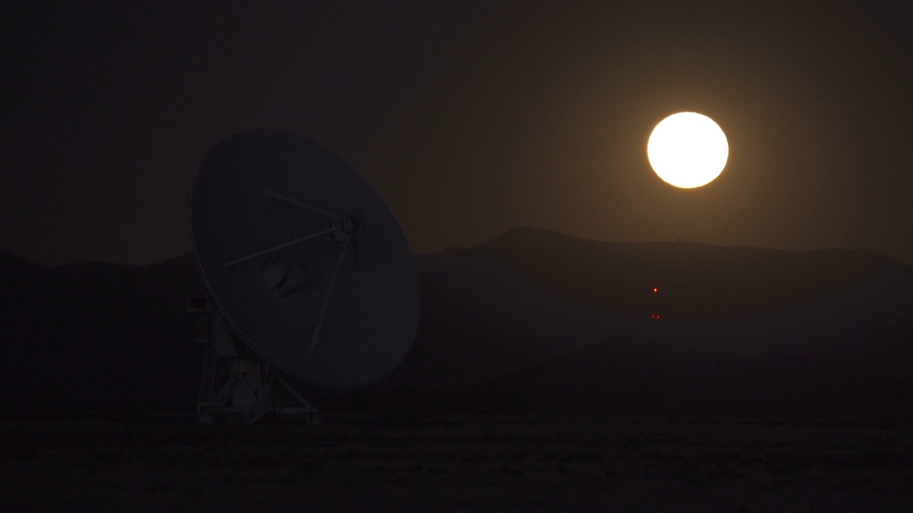 射电望远镜阵列，新墨西哥视频素材