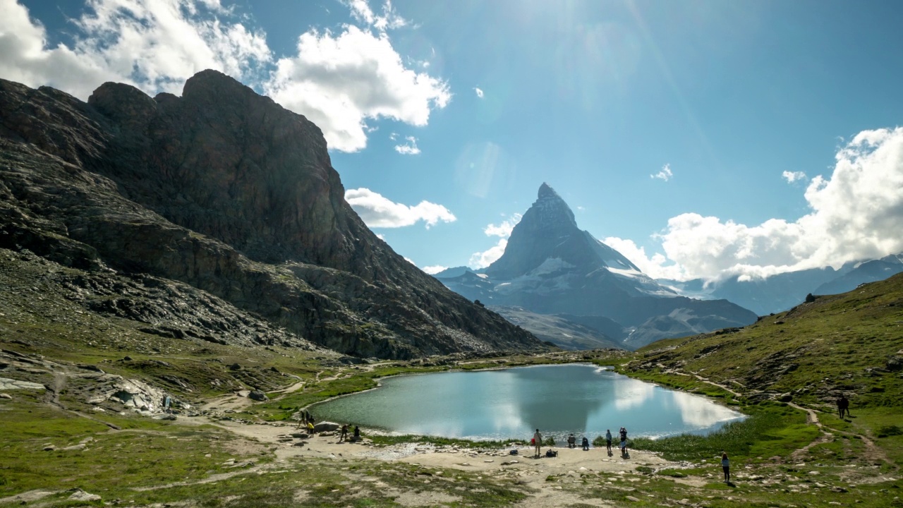 4k时间流逝:瑞士夏季的马特洪峰视频下载