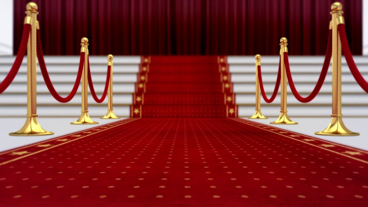 3D动画红毯开场豪华与三号视频下载