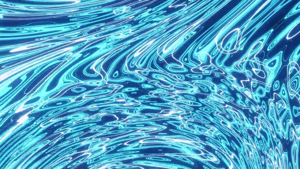 蓝色水泡VJ循环背景视频素材