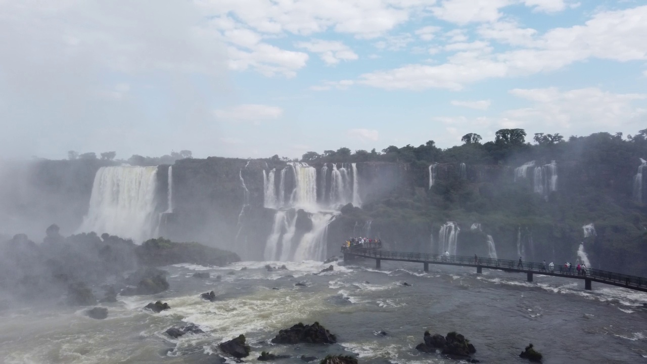 巴西伊瓜苏瀑布视频素材