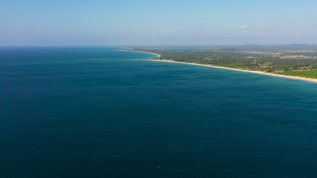 斯里兰卡的海岸。视频素材