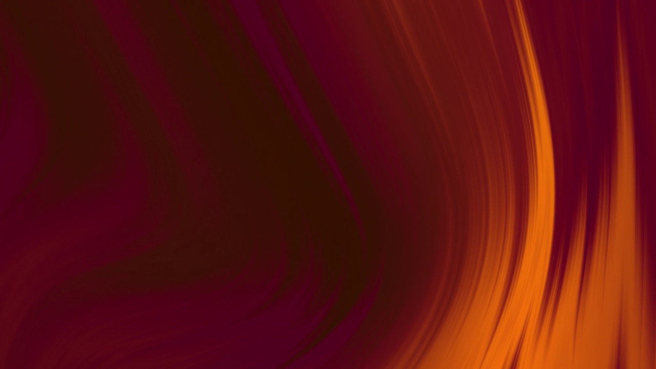 流体充满活力的梯度镜头。移动的4k动画的橙棕色的红色与流畅的运动在帧快速转向左复制空间。抽象线条背景概念视频素材