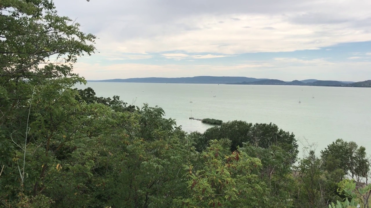 夏季湖巴拉顿景观水上运动高级社会匈牙利Somogy欧洲视频下载