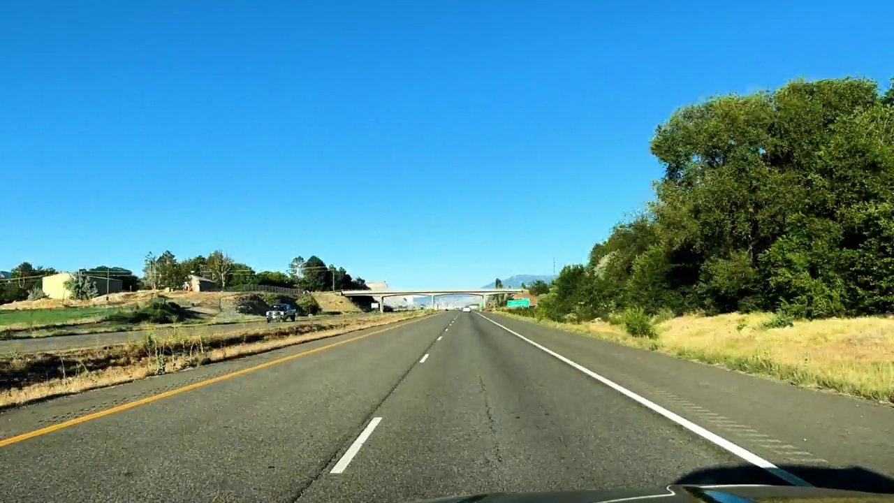 汽车时光流逝旅行在西科罗拉多小镇州际70公路驾驶视频系列视频下载