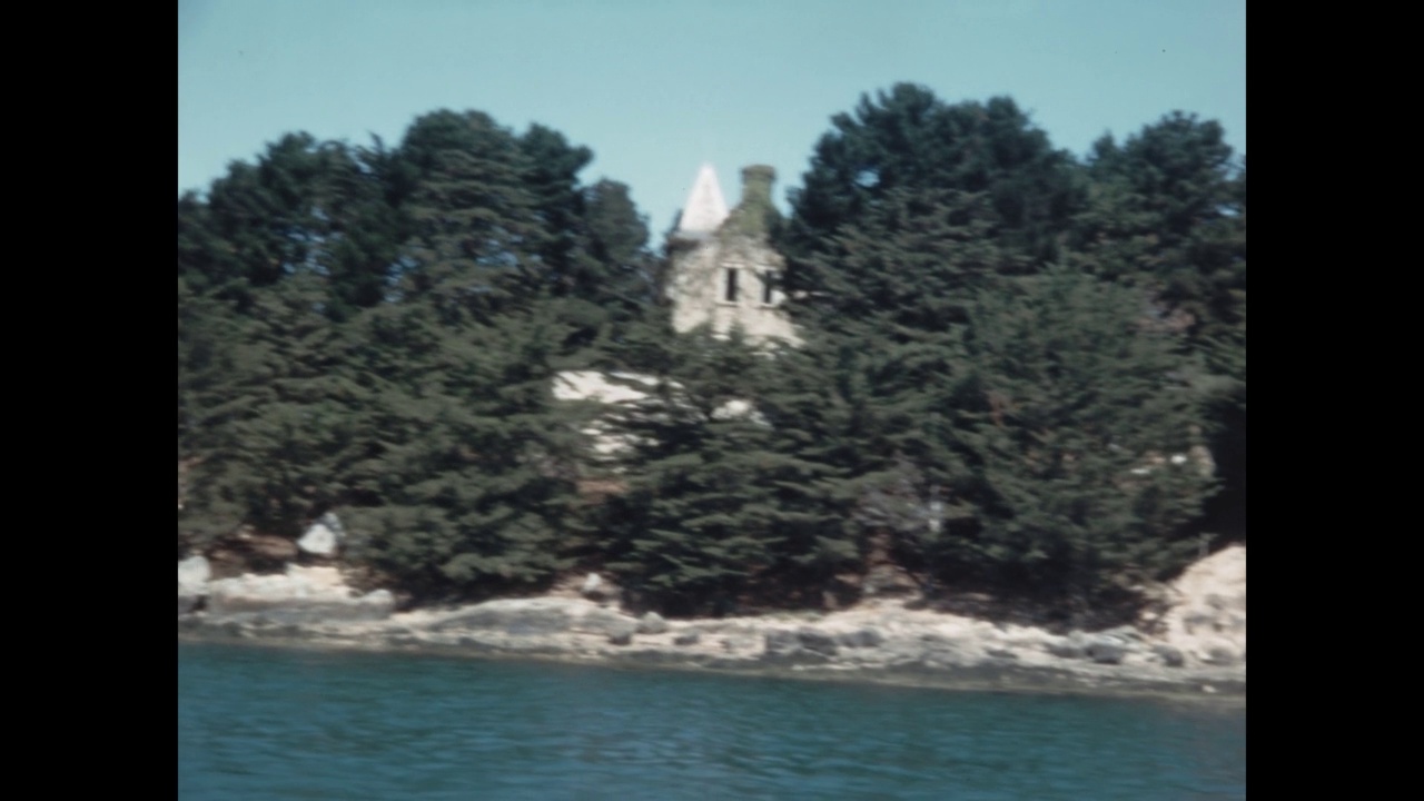 1964年法国，帆船游艇度假视频素材