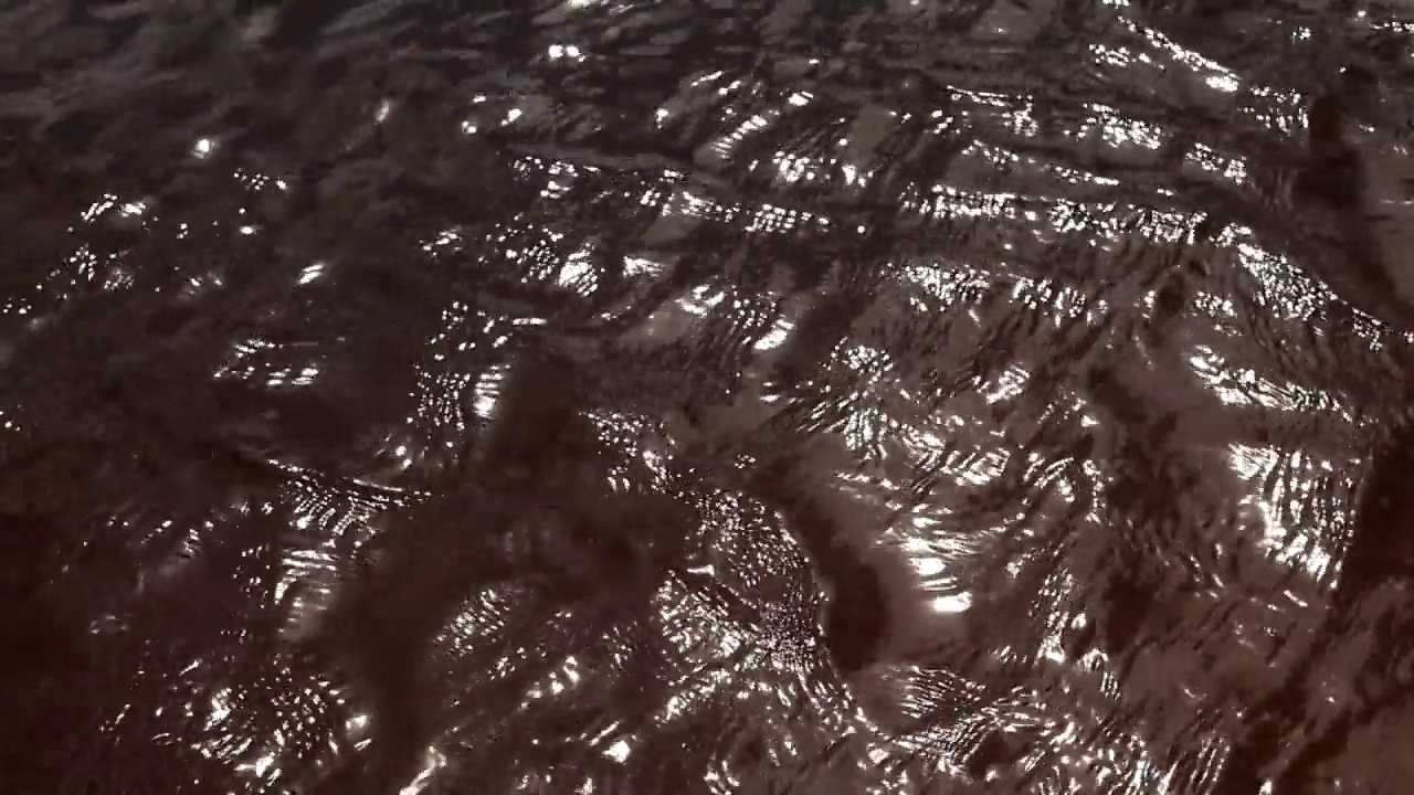 河面上的波浪。摘要天然液体表面背景。视频素材