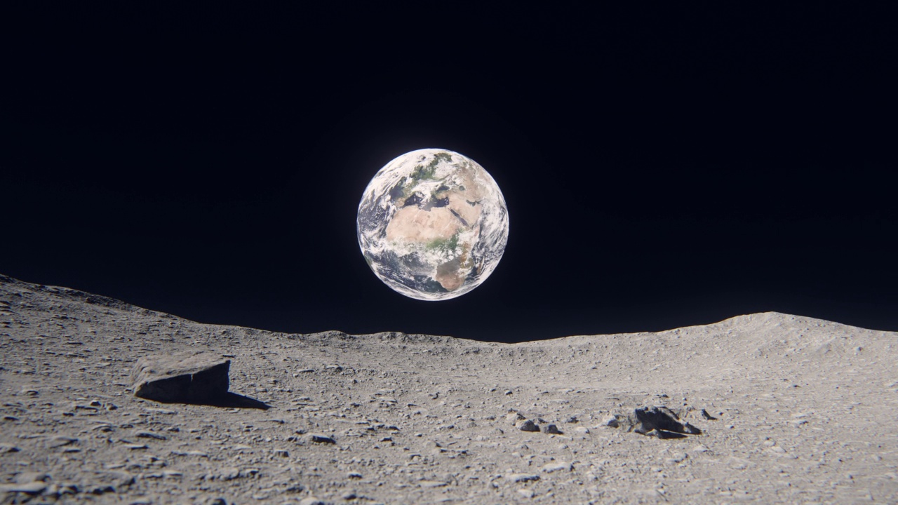 从月球上看地球视频下载