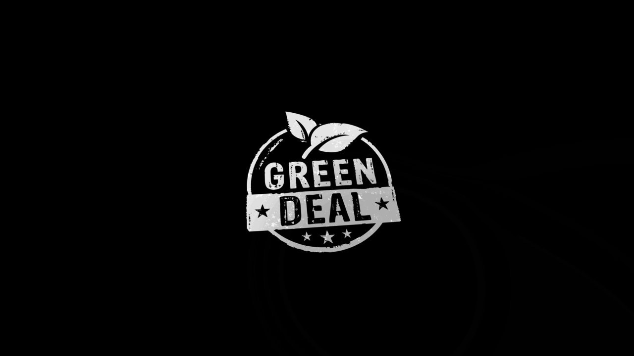 绿Deal盖章和盖章隔离动画视频素材