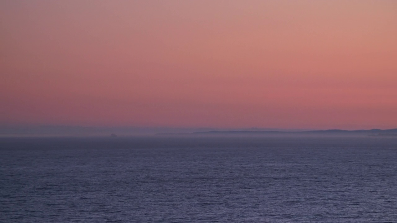 圣胡安岛海滩的日落视频素材