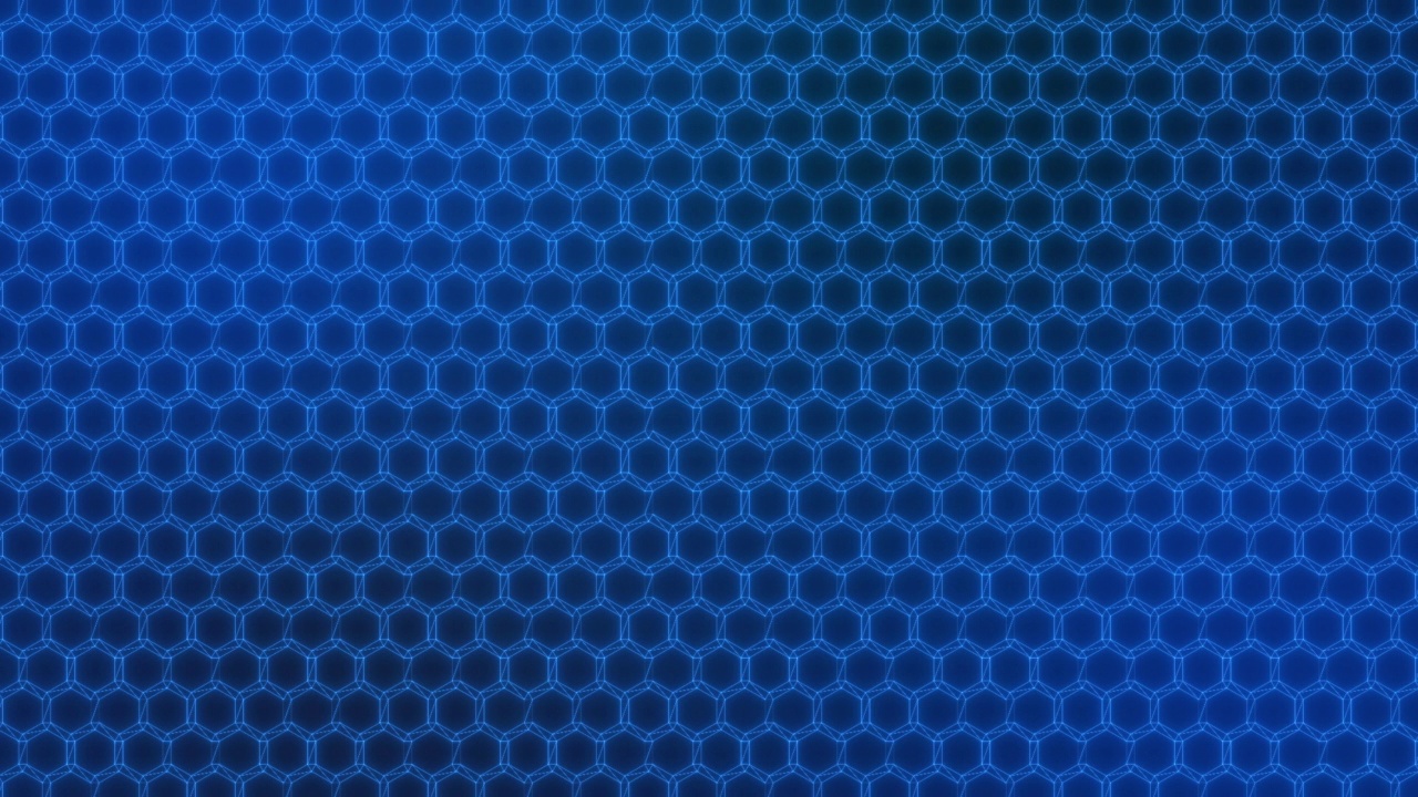 蓝色蜂巢科技背景。技术和背景壁纸的概念。视频下载