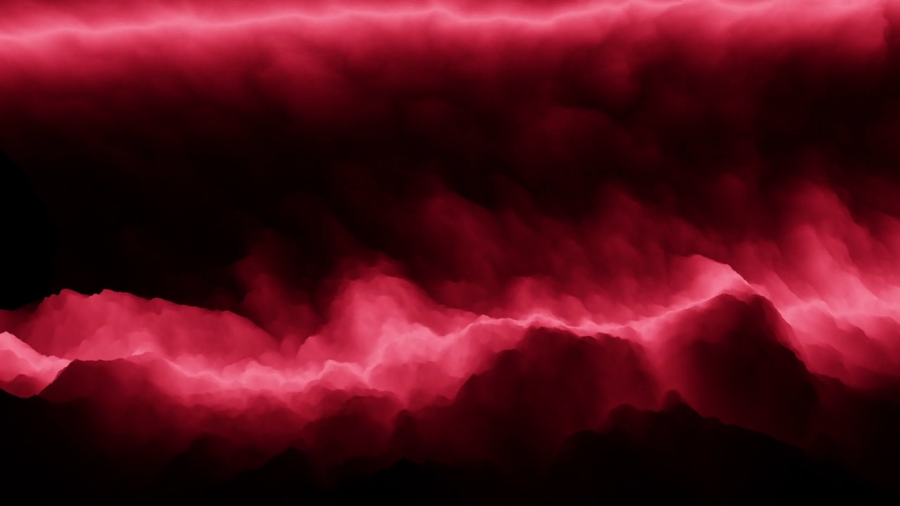 黑色空间上流动着黑暗神秘的红云视频下载