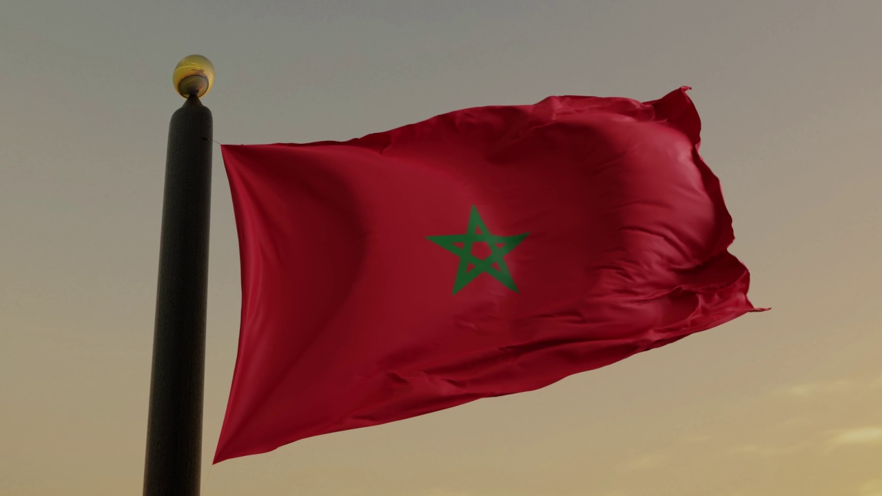 摩洛哥国旗视频下载