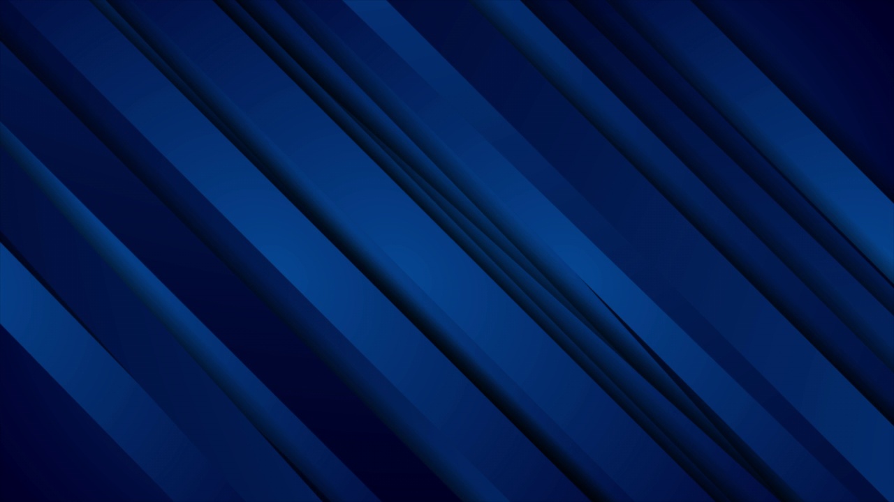 深蓝色抽象条纹最小几何运动背景视频素材