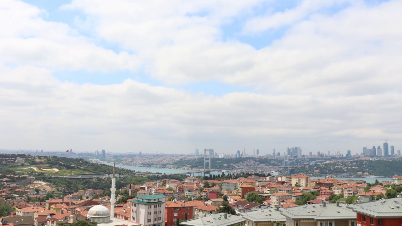 伊斯坦布尔博斯普鲁斯大桥视频素材