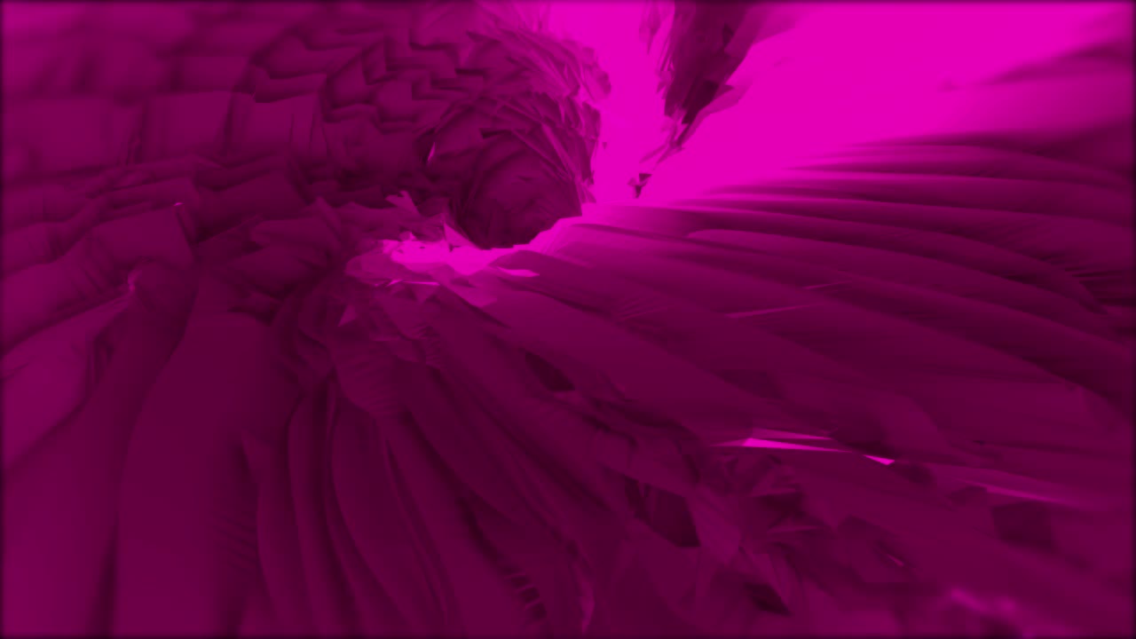 粉红色的布或丝绸旗帜飘扬在风中缓慢，循环股票视频视频素材